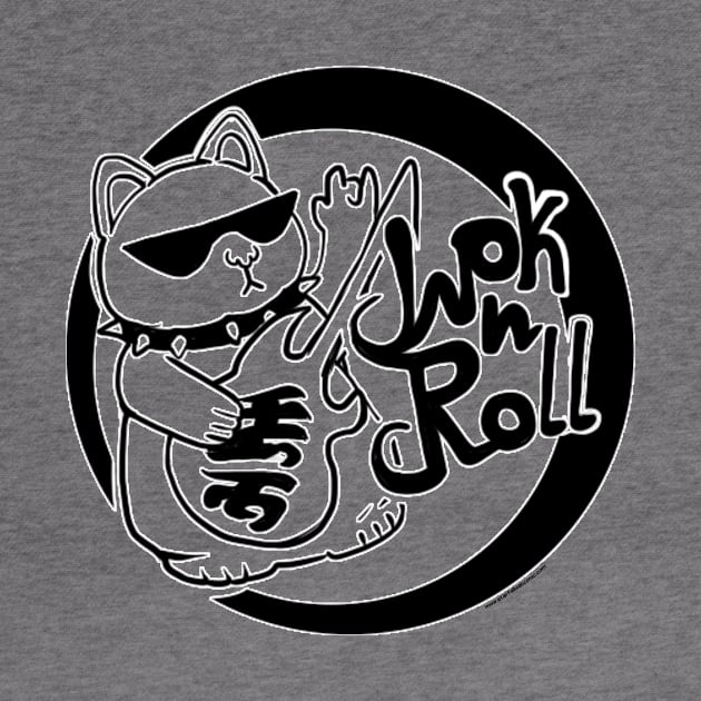 Wok n Roll (Black) by Adam Blackhat